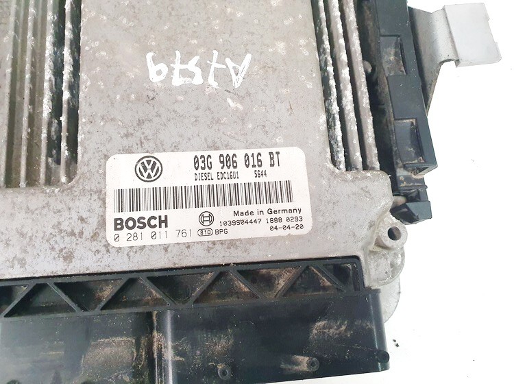 03G906016BT Volkswagen Touran 2004 ECU Engine Computer (Engine Control Unit) - Thumbnail 2