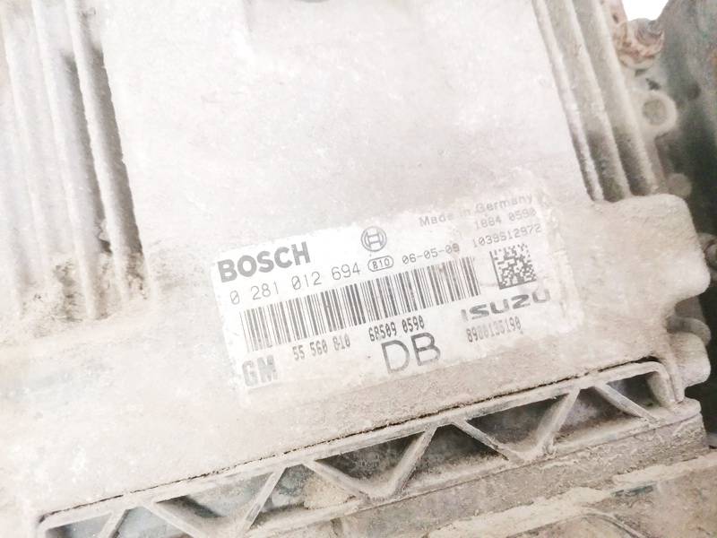 0281012694 Opel Astra 2006 ECU Engine Computer (Engine Control Unit) - Thumbnail 3