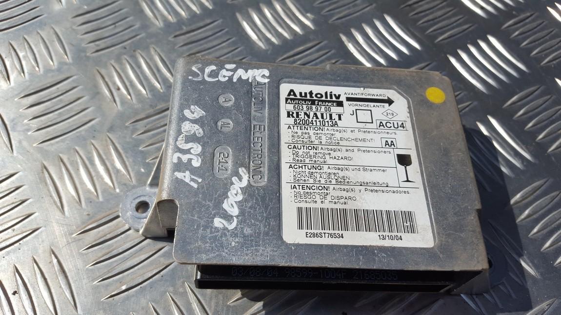 603989700 Renault Scenic 2004 CALCULATEUR AIRBAG