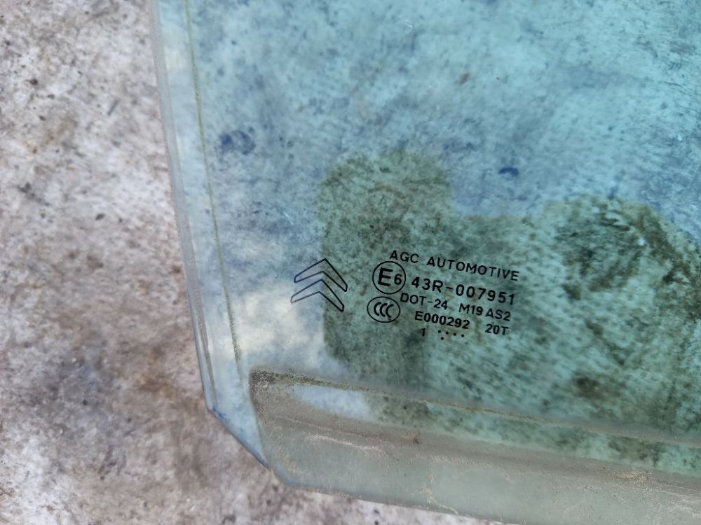 43R007951 Citroen C3 2011 Боковое окно - передний правый - Thumbnail 5
