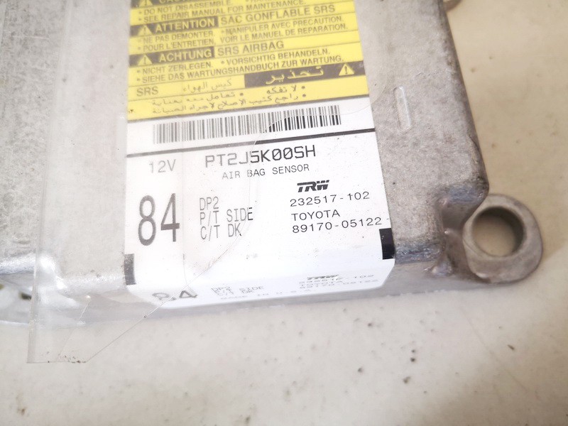 8917005122 Toyota Avensis 2003 Airbag crash sensors module - Thumbnail 2