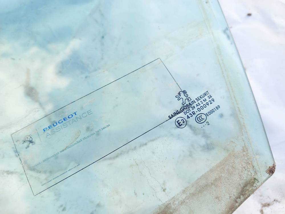 AS2 Peugeot 508 2013 Door-Drop Glass - FRONT LEFT - Thumbnail 3