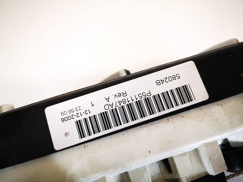 P55111847AD Dodge Caliber 2007 Climate Control Panel (heater control switches) - Thumbnail 3