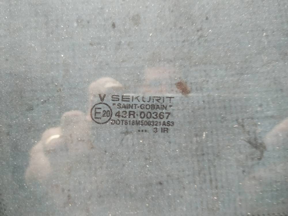 AS3 Porsche Cayenne 2003 Corner quarter window glass - REAR LEFT - Thumbnail 2