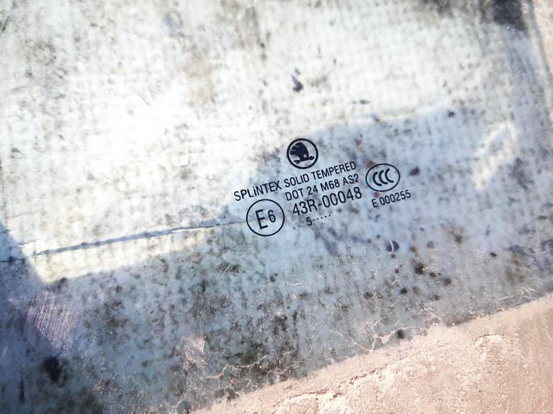 AS2 Skoda Octavia 2005 Oven lasi - EDESSÄ VASEMMALLA - Thumbnail 2