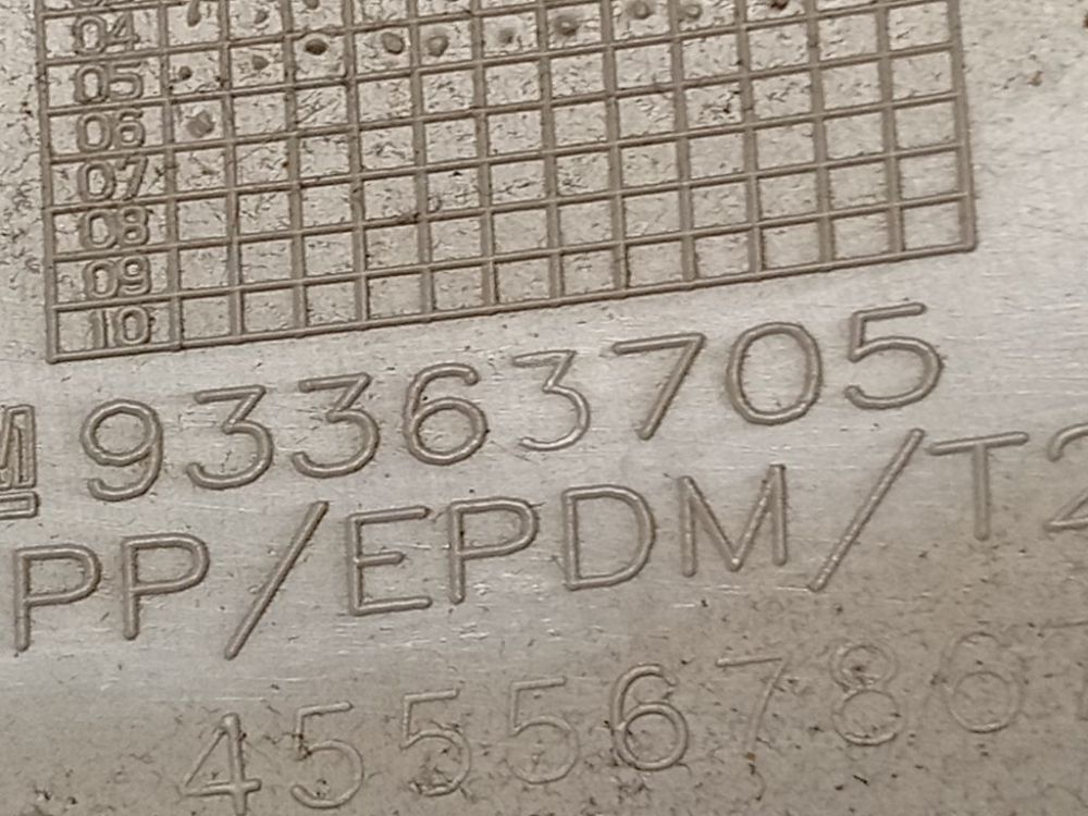 93363705 Opel Meriva 2006 Interior trim - Thumbnail 4