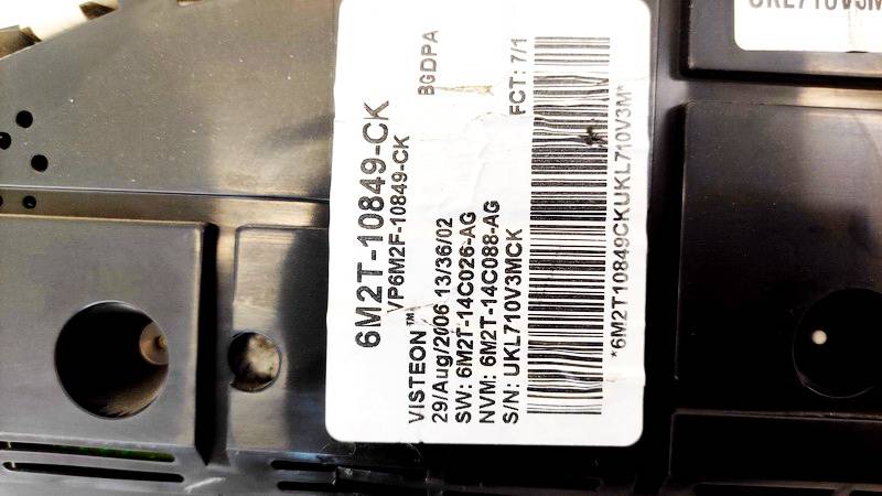 6M2T10849CK Ford S-Max 2006 Spidometrs – instrumentu panelis - Thumbnail 3