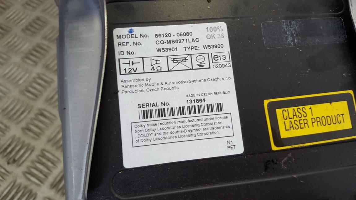 8612005080 Toyota Avensis 2004 Klimata vadības panelis un autoradio - Thumbnail 4