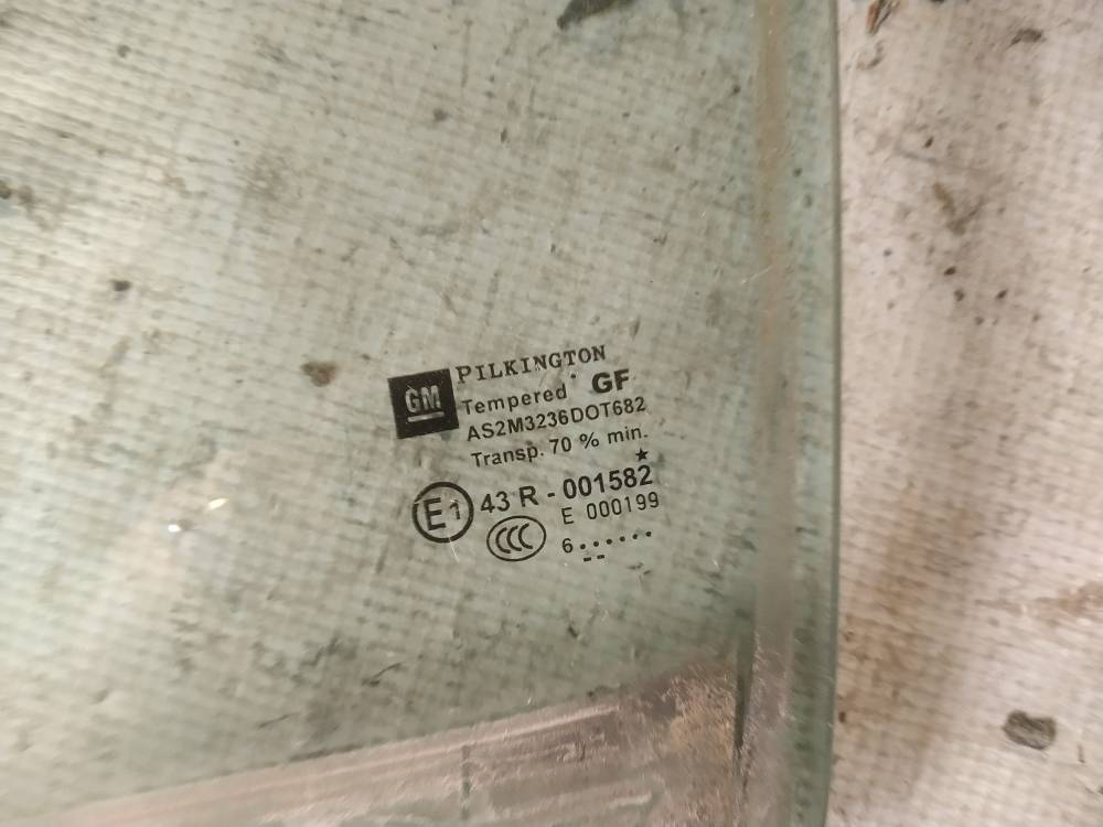 AS2 Opel Astra 2005 Oven lasi - TAKANA VASEMMALLA - Thumbnail 2