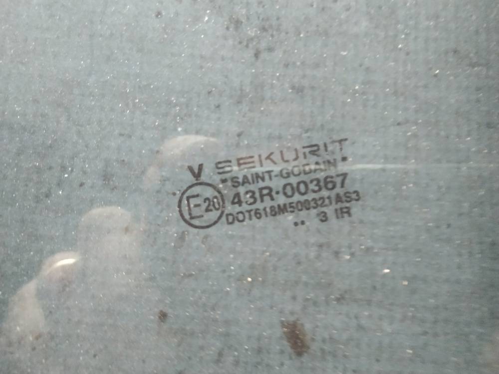 AS3 Porsche Cayenne 2003 Corner quarter window glass - REAR RIGHT - Thumbnail 2
