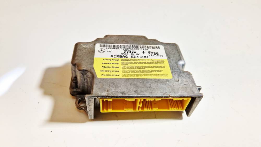 A1698207726 Mercedes-Benz B-CLASS 2006 Airbag crash sensors module