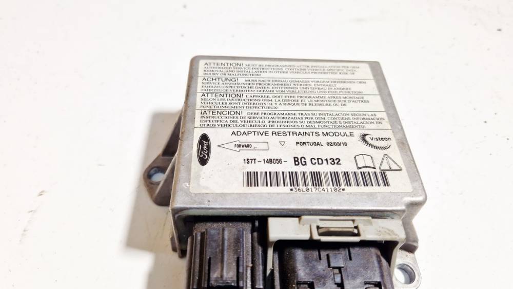 1S7T14B056BG Ford Mondeo 2002 Блок управления AIR BAG - Thumbnail 2
