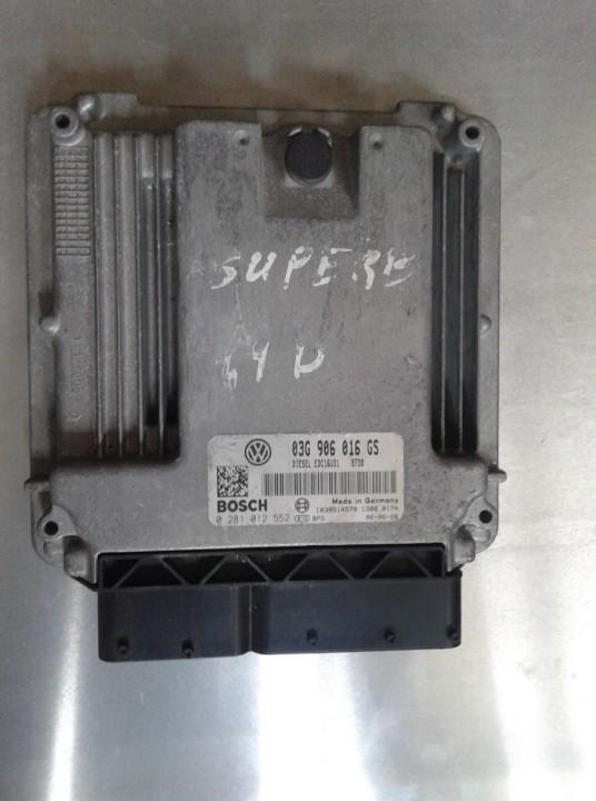 03G906016GS Skoda Superb 2003 CALCULATEUR MOTEUR