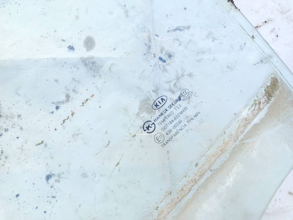 AS2 Kia Carens 2007 Durvju stikls - AIZMUGURE PA KREISI - Thumbnail 3