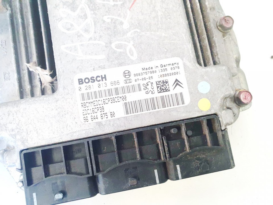 0281013666 Peugeot 4007 2007 Variklio kompiuteris - Thumbnail 2