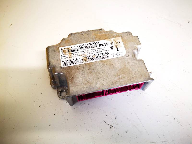 P04672603AE Dodge Caliber 2007 Airbag crash sensors module