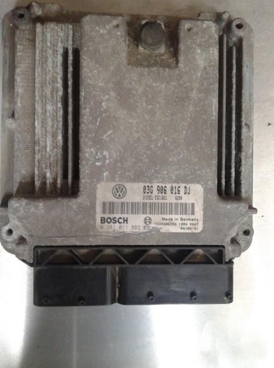 03G906016DJ Skoda Octavia 2008 ECU Engine Computer (Engine Control Unit)