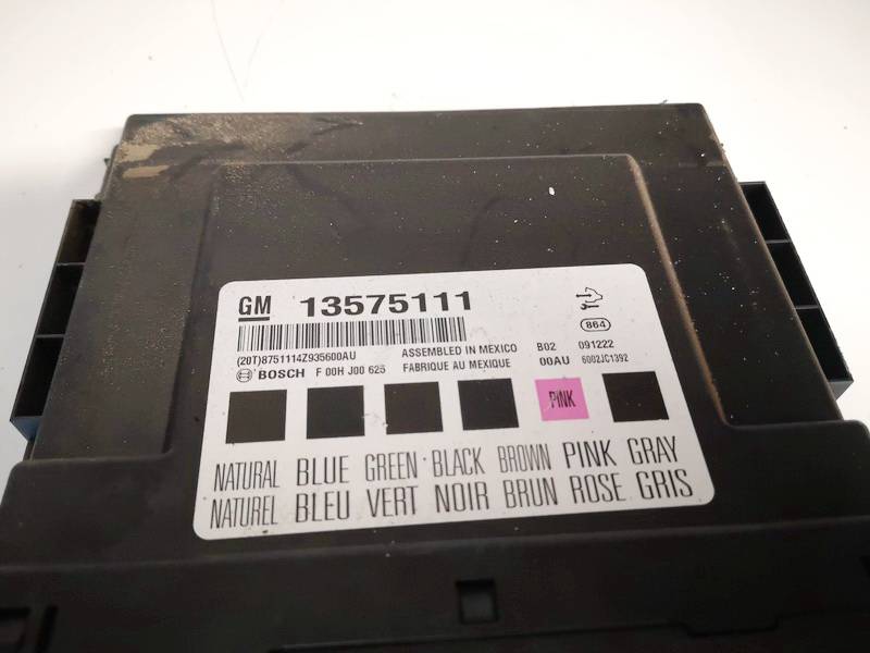 13575111 Opel Insignia 2010 General Module Comfort Relay (Unit) - Thumbnail 2