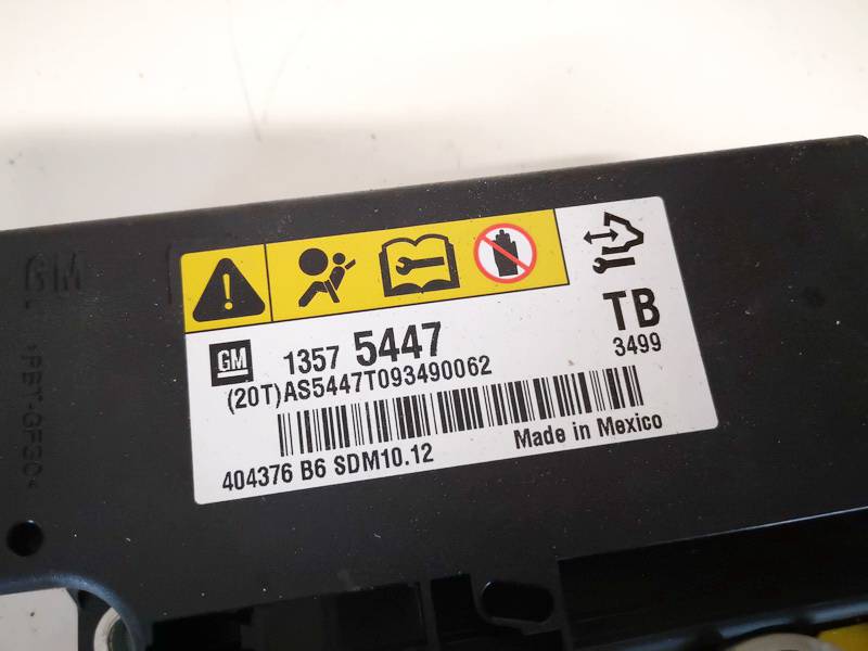 13575447 Opel Insignia 2010 Airbag crash sensors module - Thumbnail 2
