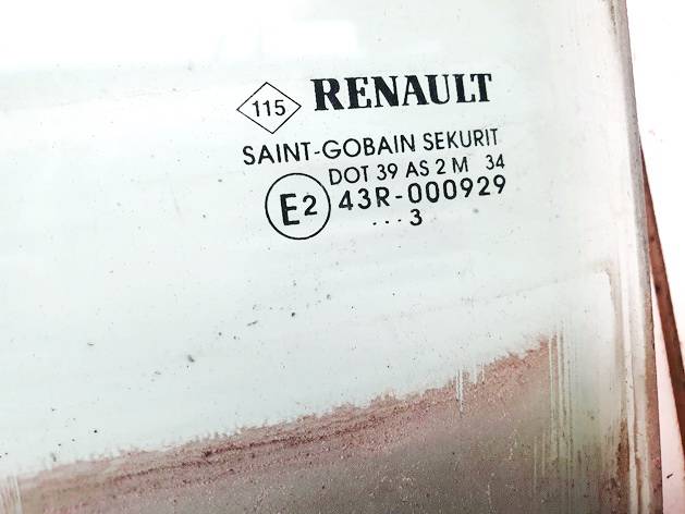 DOT39AS2M34 Renault Espace 2003 Seitenscheibe Fenster Seiten Scheibe Hinten Linke - Thumbnail 2