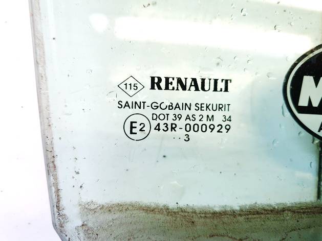 DOT39AS2M34 Renault Espace 2003 Seitenscheibe Fenster Seiten Scheibe Vorne Rechts - Thumbnail 2