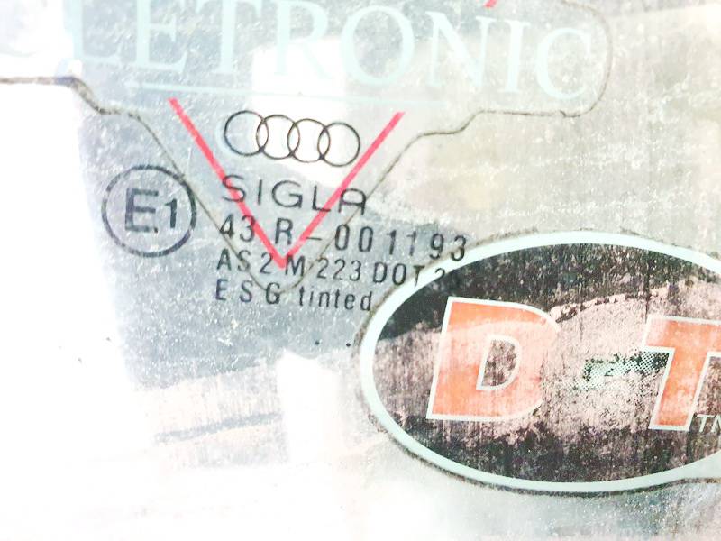 AS2M223DOT3 Audi A4 1997 Door-Drop Glass - FRONT RIGHT - Thumbnail 3