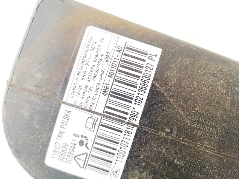 4M51A611D11AD Ford Focus 2004 Sēdekļa drošības spilvens SRS - Thumbnail 3