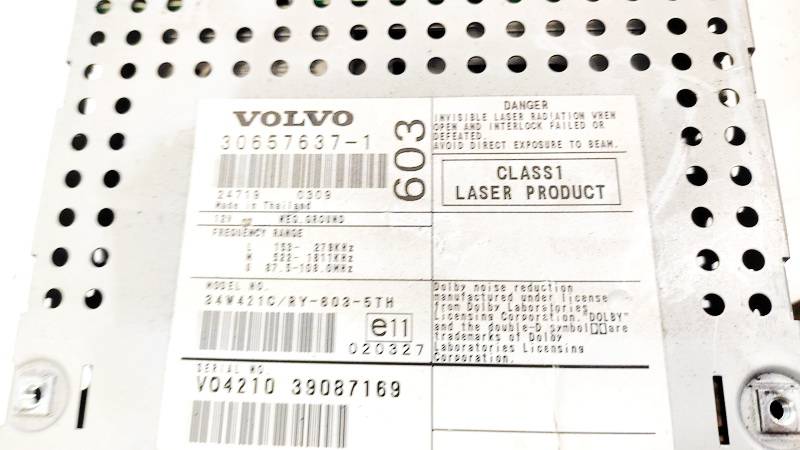 306576371 Volvo V70 2003 SISTEMA AUDIO, Unidad delantera de radio-CD-DVD-GPS - Thumbnail 3