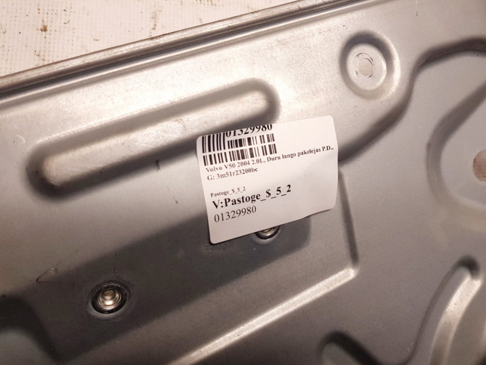 3M51R23200BC Volvo V50 2004 Door winder mechanism (Window Regulator) - FRONT RIGHT - Thumbnail 2